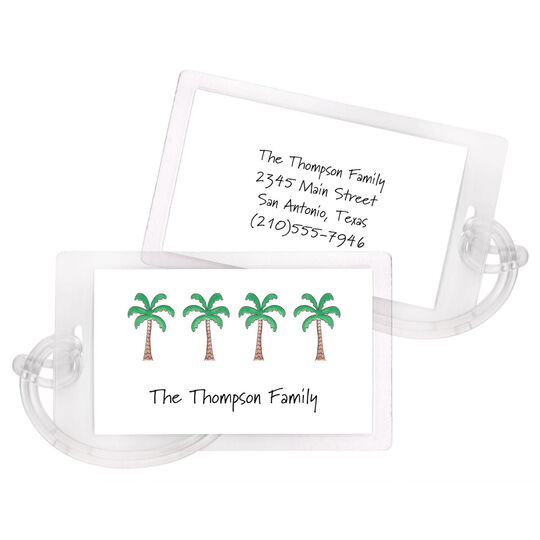 Palm Paradise Luggage Tags